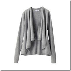 uniqlo cashmere stole cardi